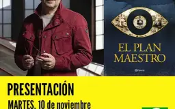 Cartel de Javier Sierra presenta El plan maestro en Por determinar