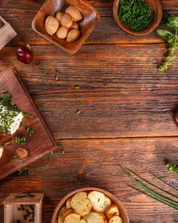 Cartel de Taller de cocina de canapés para Nochevieja en Centro Joven