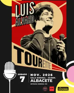 Cartel de Luis Álvaro «Tourette» – Sala Sideral en Sala Sideral