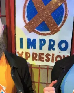 Cartel de "ImproCuentos" de la Compañía Mundos de Fantasía Producciones en Centro Cultural de Bonete, Bonete
