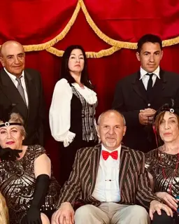 Cartel de Caos en Escena – Atrezzo Teatro – II Festival Villaescénica en Gran Teatro, Villarrobledo