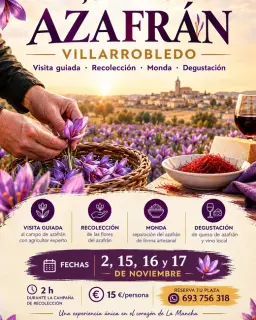 Cartel de IX Jornadas del Azafrán en Villarrobledo en Gran Teatro, Villarrobledo