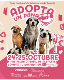 Cartel de Adopta un Pana en IFAB – Institución Ferial de Albacete