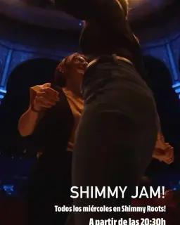 Cartel de Shimmy Jam! en Escuela Shimmy Roots, C/Perez Galdós, 60 - Albacete