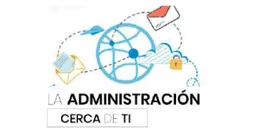 Cartel de La Administración Cerca de Ti en Centro Joven