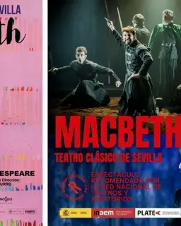 Cartel de Macbeht en Teatro Victoria, Hellín