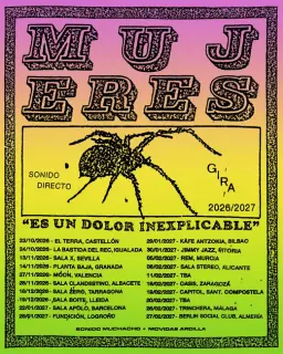 Cartel de Mujeres en Sala Clandestino