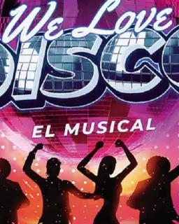Cartel de We love disco en Teatro Victoria, Hellín