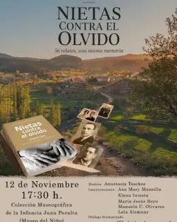 Cartel de Nietas contra el olvido en Colección Museográfica de la Infancia Juan Peralta (Museo del Niño)