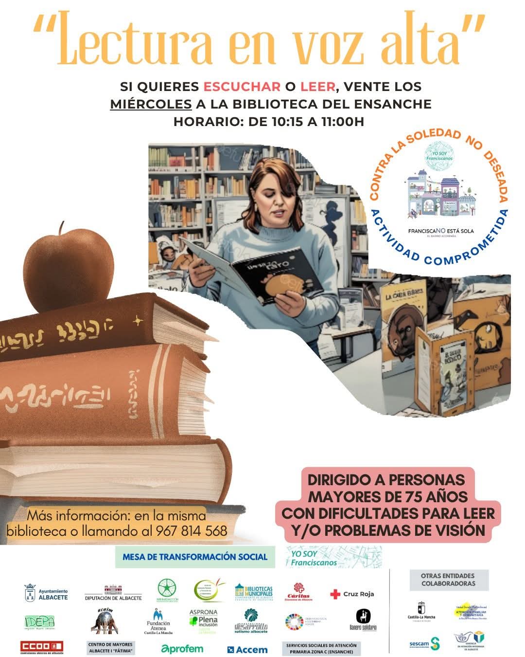 Cartel de Lectura en voz alta