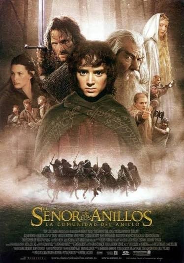 Cartel de El Señor de los Anillos: La Comunidad del Anillo — Versión extendida