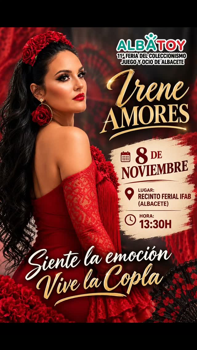 Cartel de Irene Amores en AlbaToy