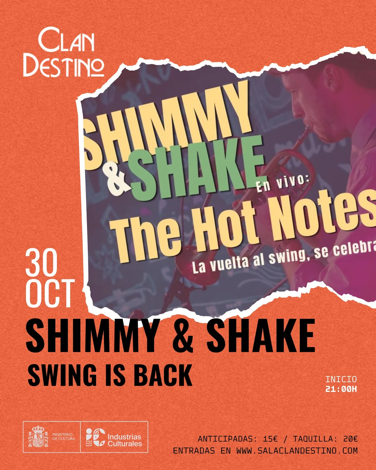 Cartel de Shimmy & Shake: Swing is Back